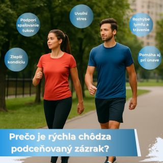 Prečo je rýchla chôdza podceňovaný zázrak? 🔥 Nie všetko, čo pomáha chudnúť, musí bolieť. Rýchla chôdza je jedna z...