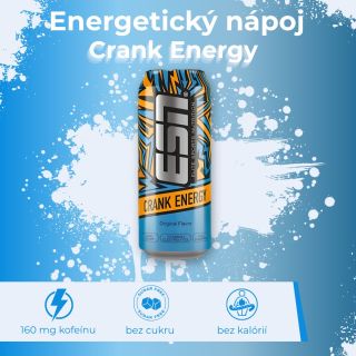 Energia, keď ju najviac potrebujete. 🚀 Či už ste v kancelárii, na cestách alebo na tréningu – ESN Crank Energy vás nakopne...
