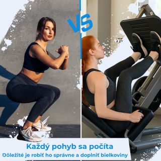 🆚 Drep na stroji alebo s vlastnou váhou? Posilňovanie nôh a sedacích svalov patrí medzi základné piliere funkčného...